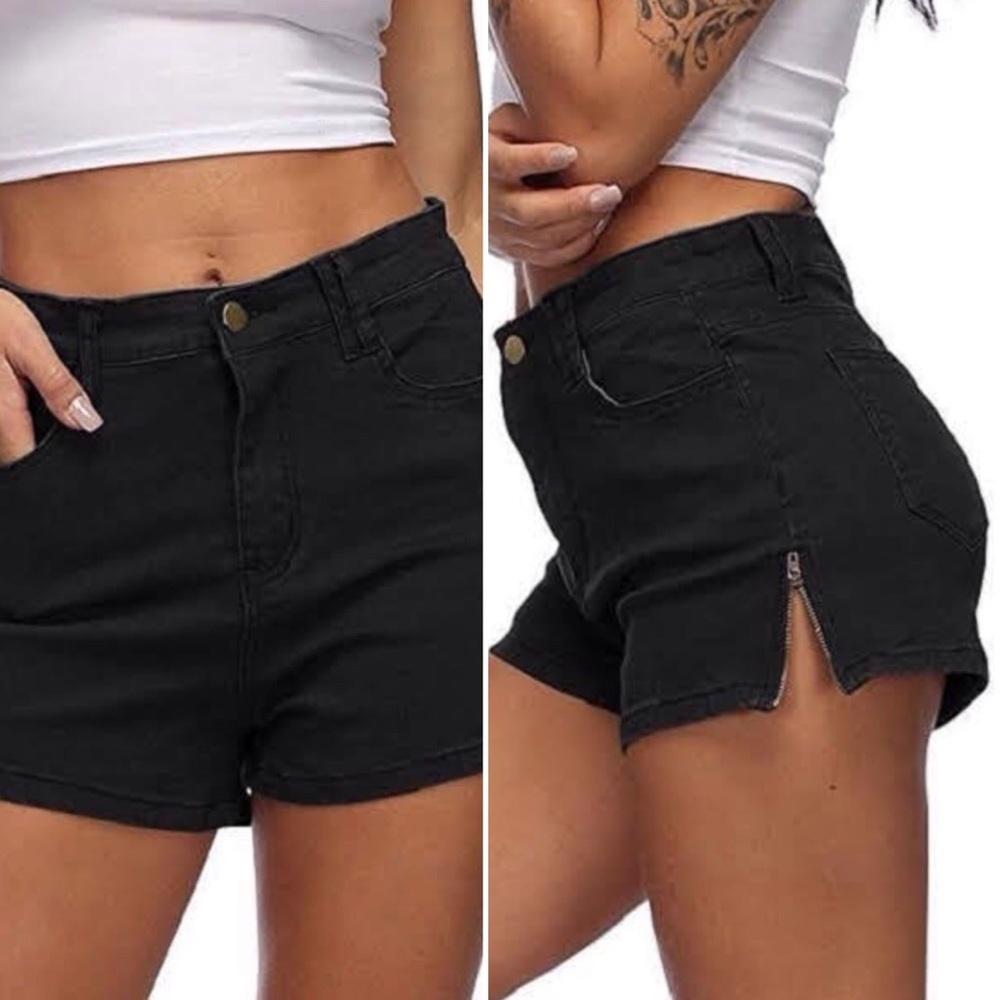High Waist Denim Shorts - Sz 26/27
